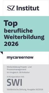 SZI_BeruflWeiterbild_mycareernow_RGB Auszeichnung des SZ Instituts für mycareernow